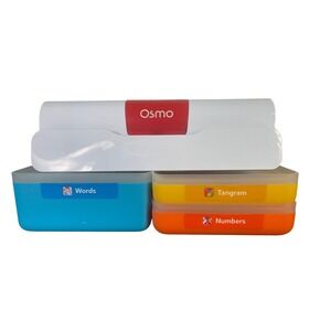 Osmo Genius Starter Kit Base Words Numbers Tangram Educational Game Set Toy
